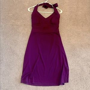 Banana Republic Purple Halter Dress